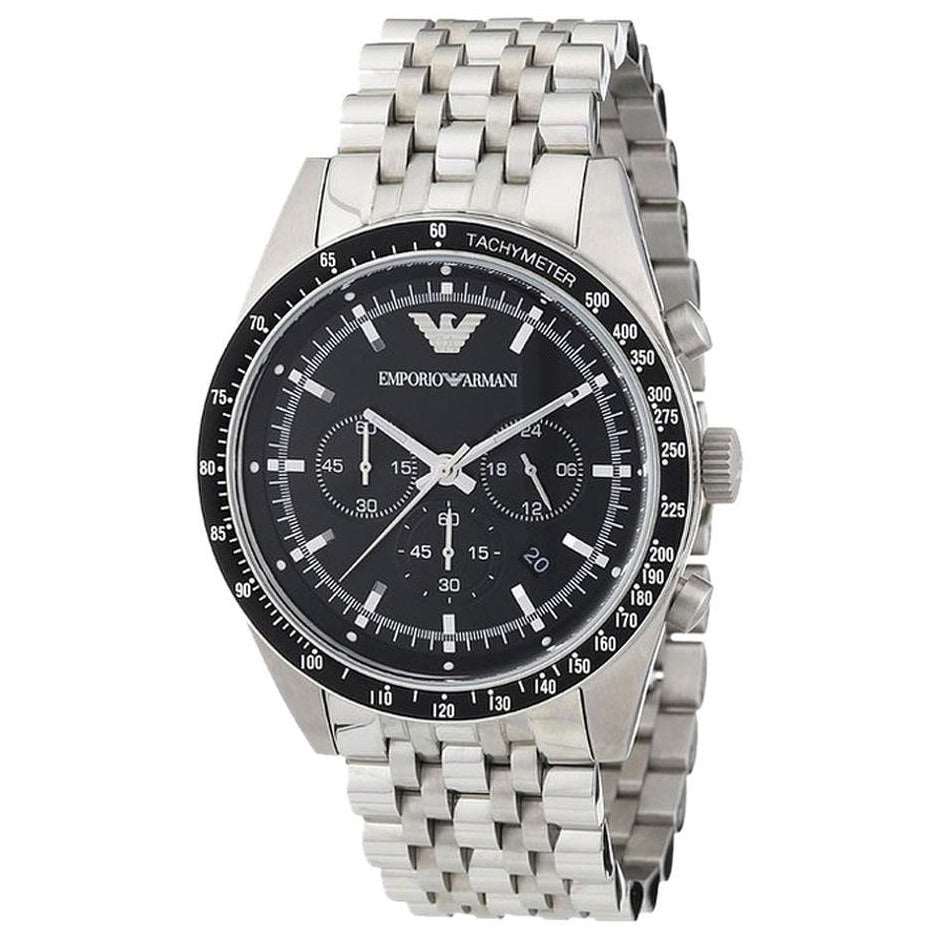 Emporio Armani Men's Tazio Chronograph Steel Watch - AR5988